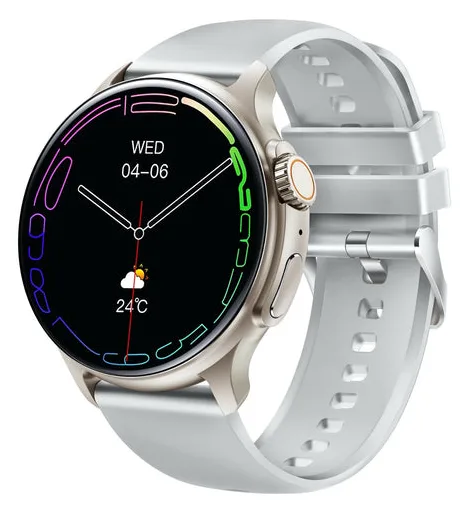 Emporia WATCHjoy - Intelligente Uhr mit Armband - Anzeige 3.6 cm (1.43) - Grau, Ansicht 4