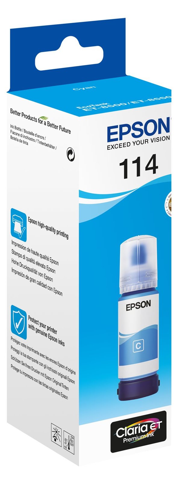 Epson 114 - 70 ml - Cyan - original - Nachfülltinte