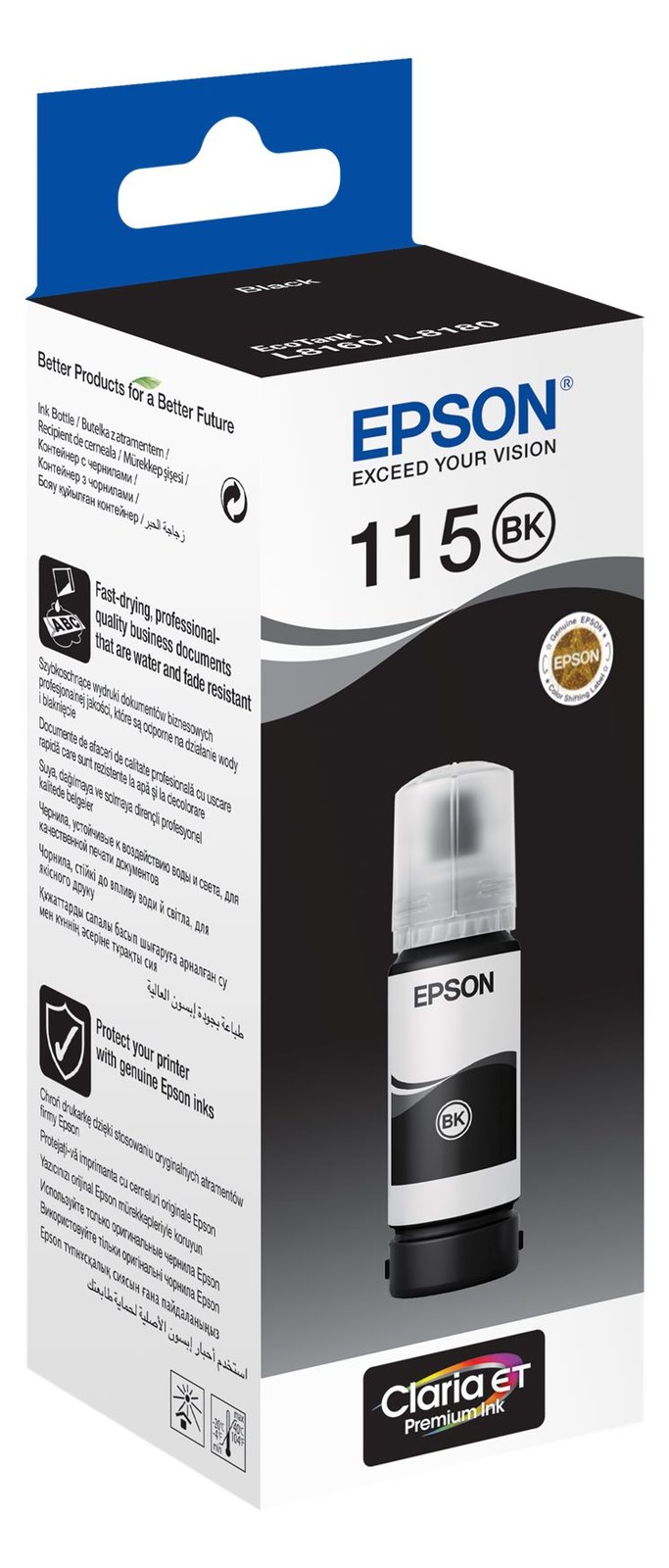 Epson 115 - 70 ml - Schwarz - original - Nachfülltinte