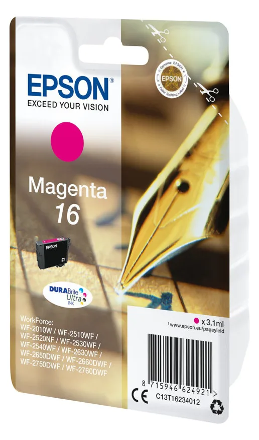 Epson 16 - 3.1 ml - Magenta - Original - Tintenpatrone, Ansicht 2