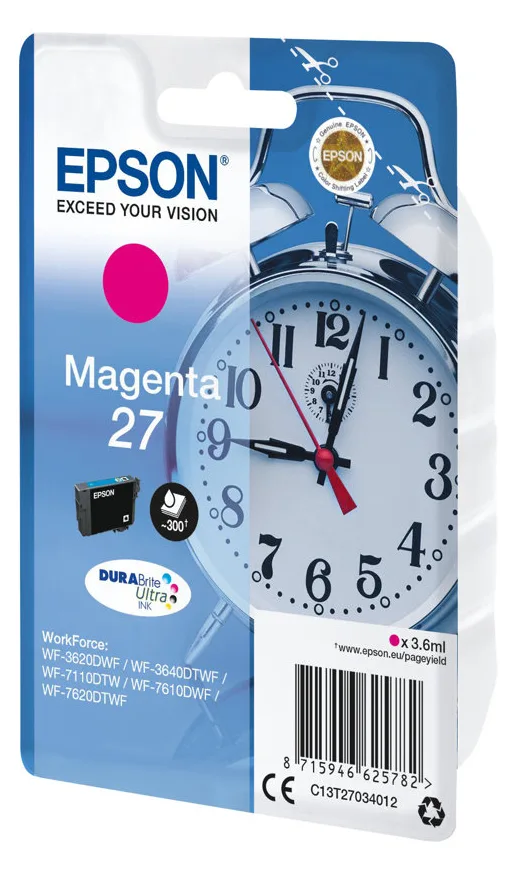 Epson 27 - 3.6 ml - Magenta - Original - Tintenpatrone, Ansicht 2