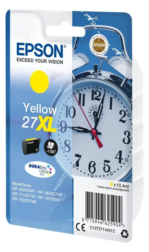 Epson 27XL - 10.4 ml - XL - Gelb - Original - Tintenpatrone, Ansicht 2