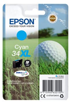 Epson 34XL - 10.8 ml - XL - Cyan - Original - Tintenpatrone von LumaTech