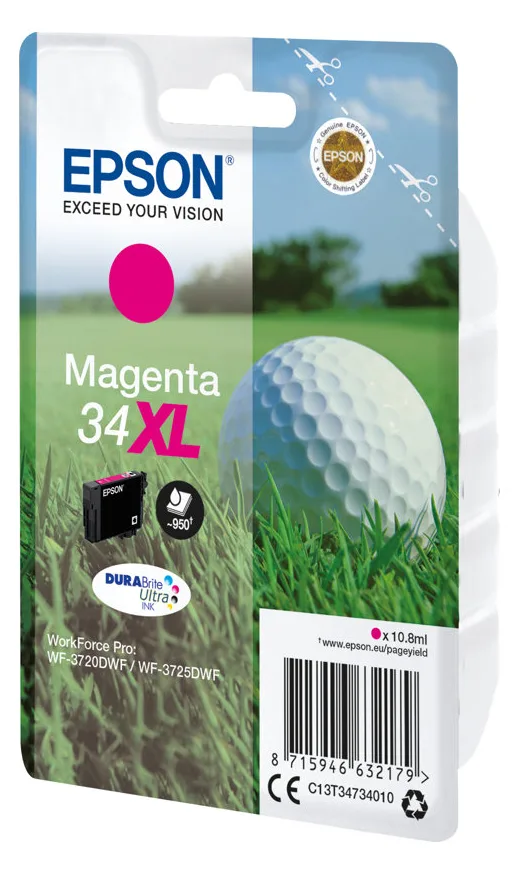Epson 34XL - 10.8 ml - XL - Magenta - Original, Ansicht 2