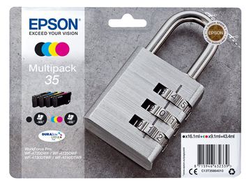 Epson 35 Multipack - 4er-Pack - Schwarz, Gelb, Cyan, Magenta von LumaTech