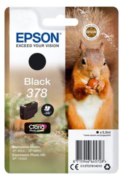 Epson 378 - 5.5 ml - Schwarz - Original - Blisterverpackung von LumaTech