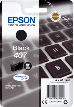 Epson 407 - 41.2 ml - L-Größe - Schwarz - Original, Ansicht 2