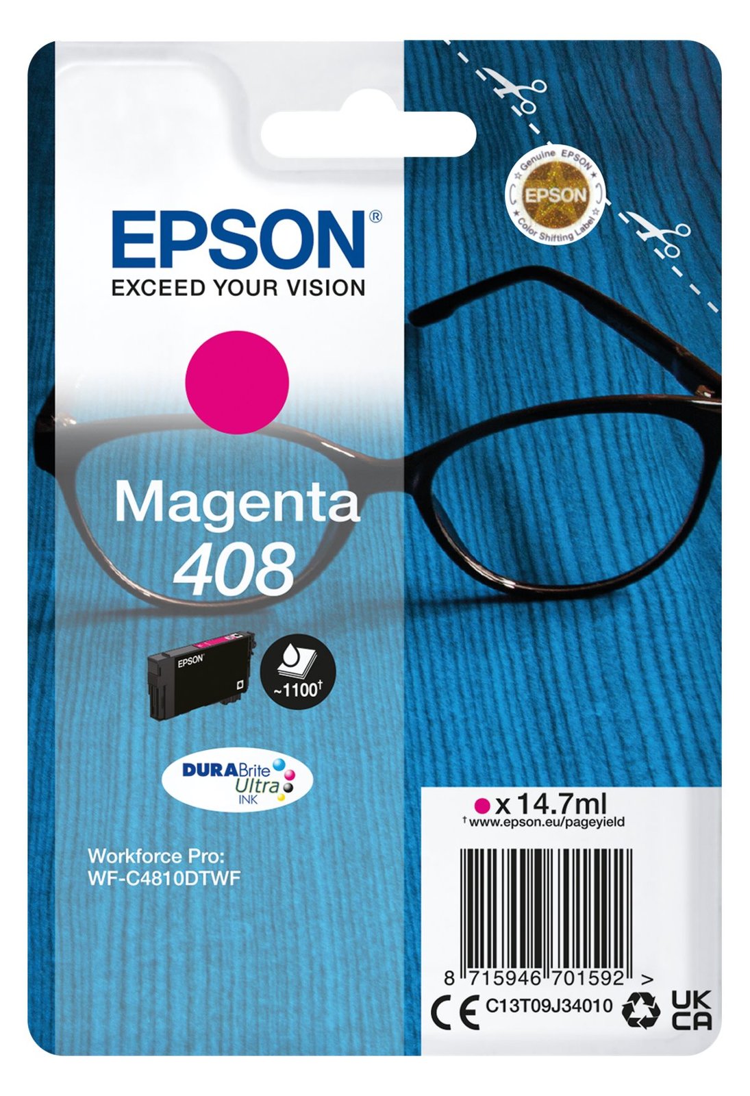 Epson 408 - 14.7 ml - mit hoher Kapazität - Magenta