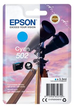 Epson 502 - 3.3 ml - Cyan - Original - Blisterverpackung von LumaTech