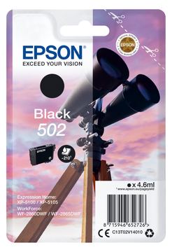 Epson 502 - 4.6 ml - Schwarz - Original - Blisterverpackung von LumaTech