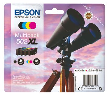 Epson 502XL Multipack - 4er-Pack - XL - Schwarz, Gelb, Cyan, Magenta von LumaTech
