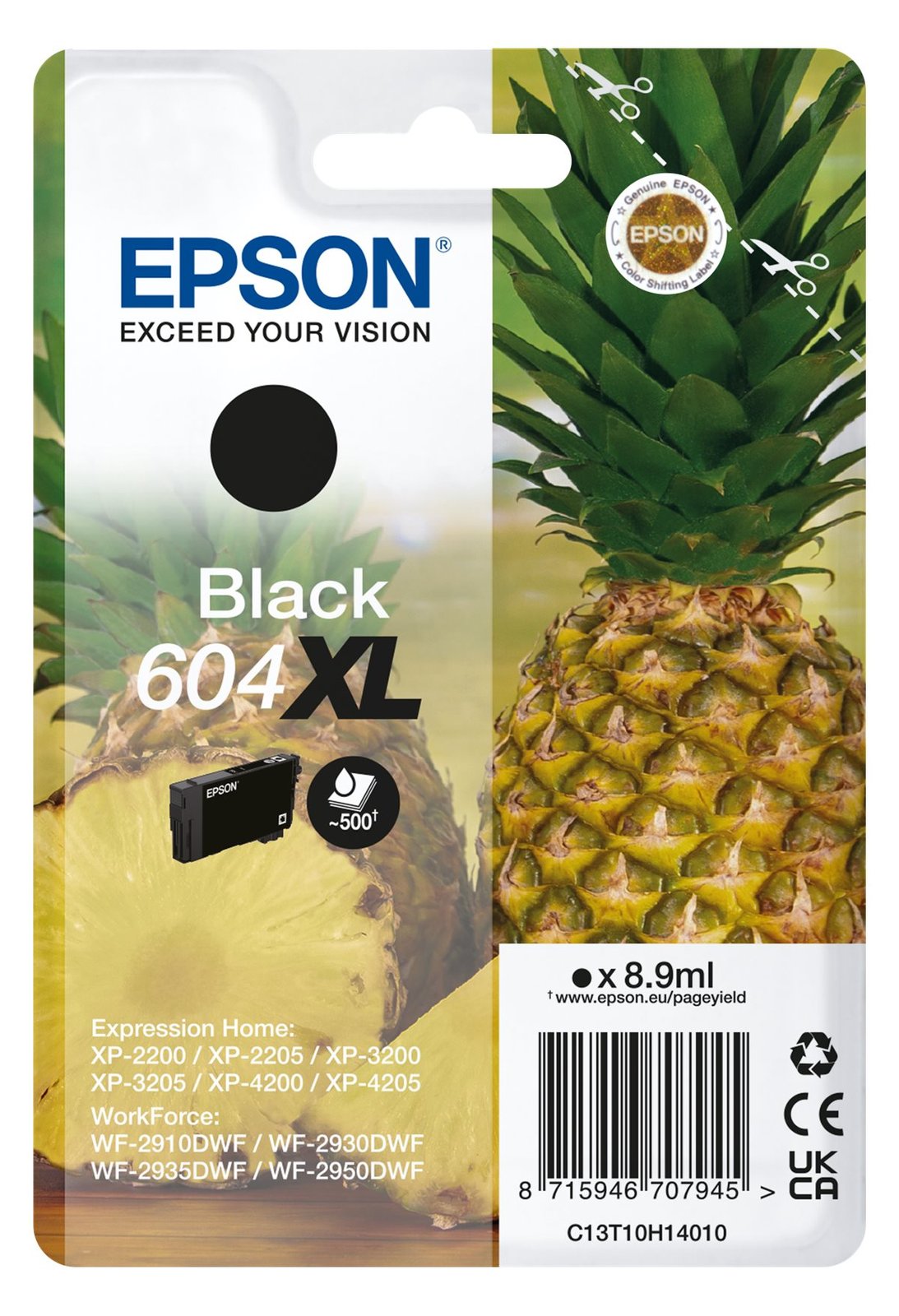 Epson 604XL - 8.9 ml - XL - Schwarz - original