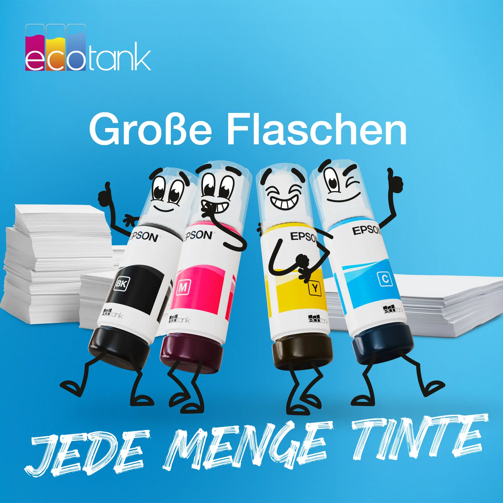 Epson EcoTank 104 - 65 ml - Gelb - original - Tintenbehälter, Ansicht 2