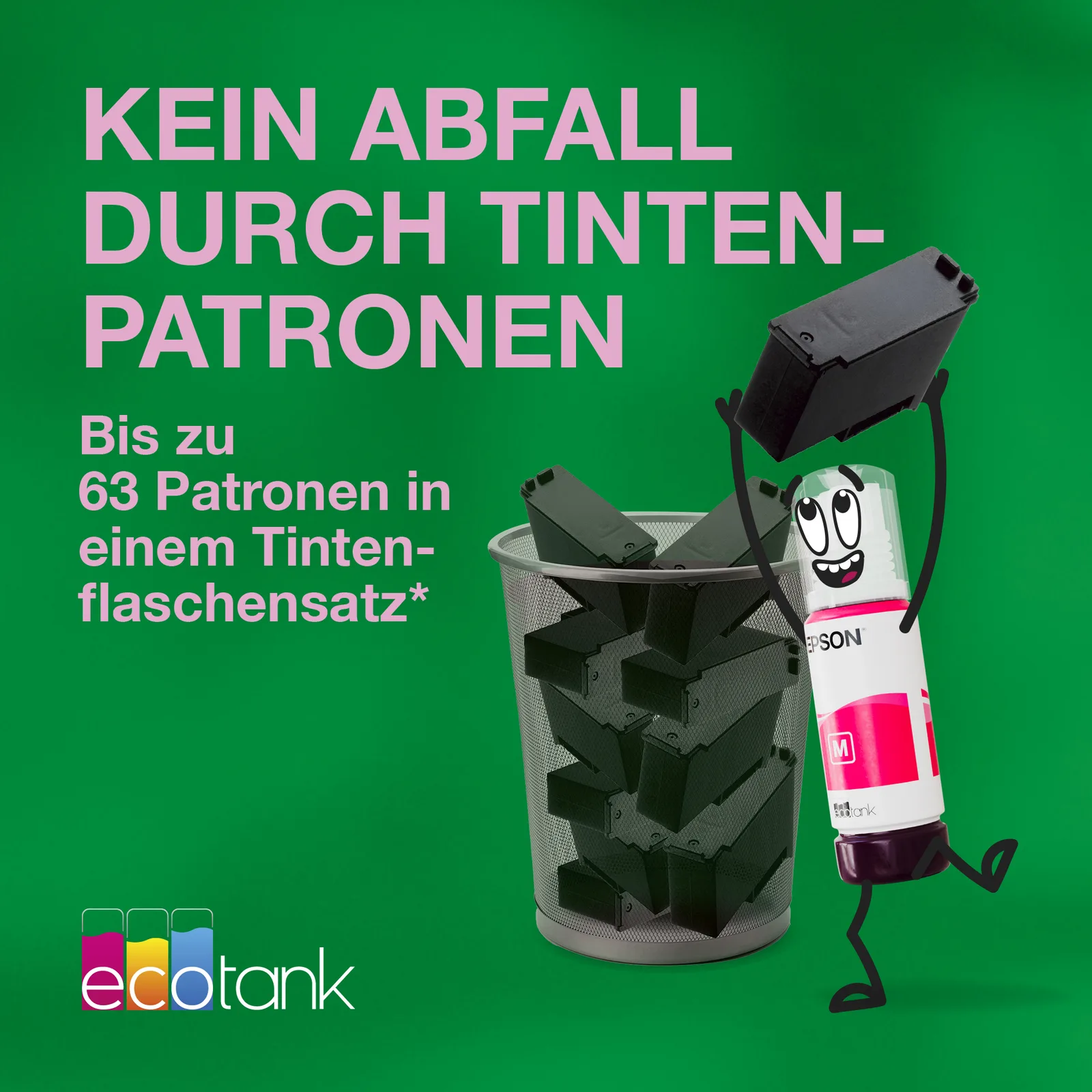 Epson EcoTank 104 - 65 ml - Gelb - original - Tintenbehälter, Ansicht 6