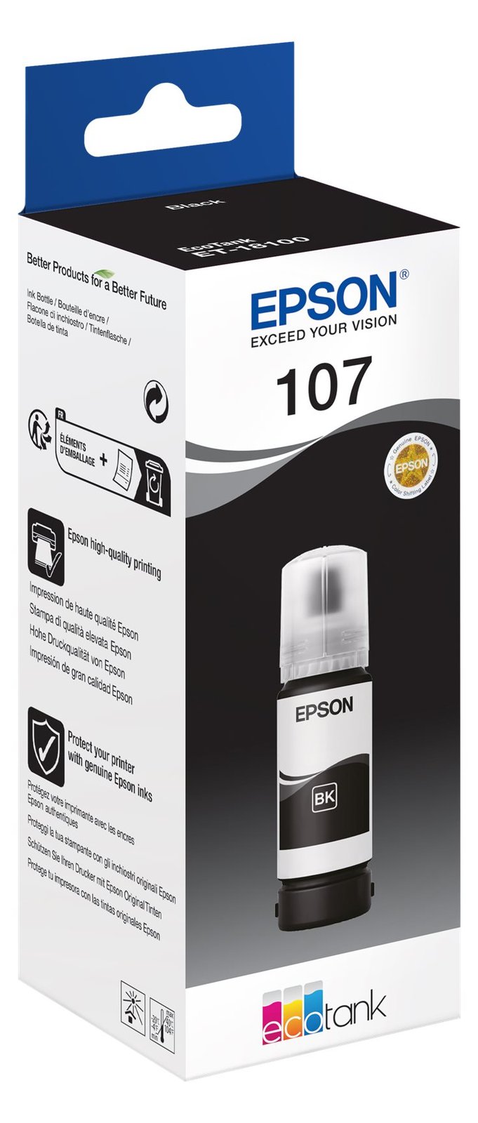 Epson EcoTank 107 - 70 ml - Schwarz - original
