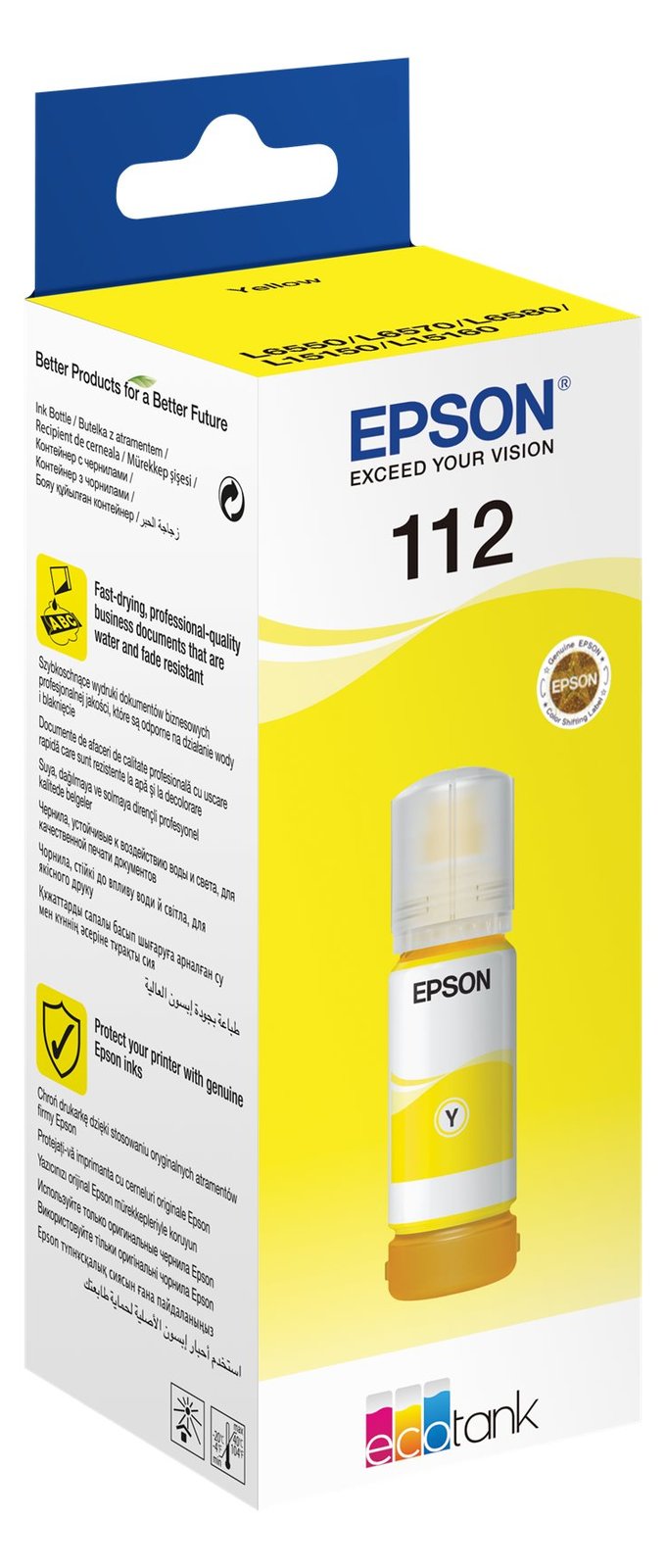 Epson EcoTank 112 - 70 ml - Gelb - original - Nachfülltinte von LumaTech