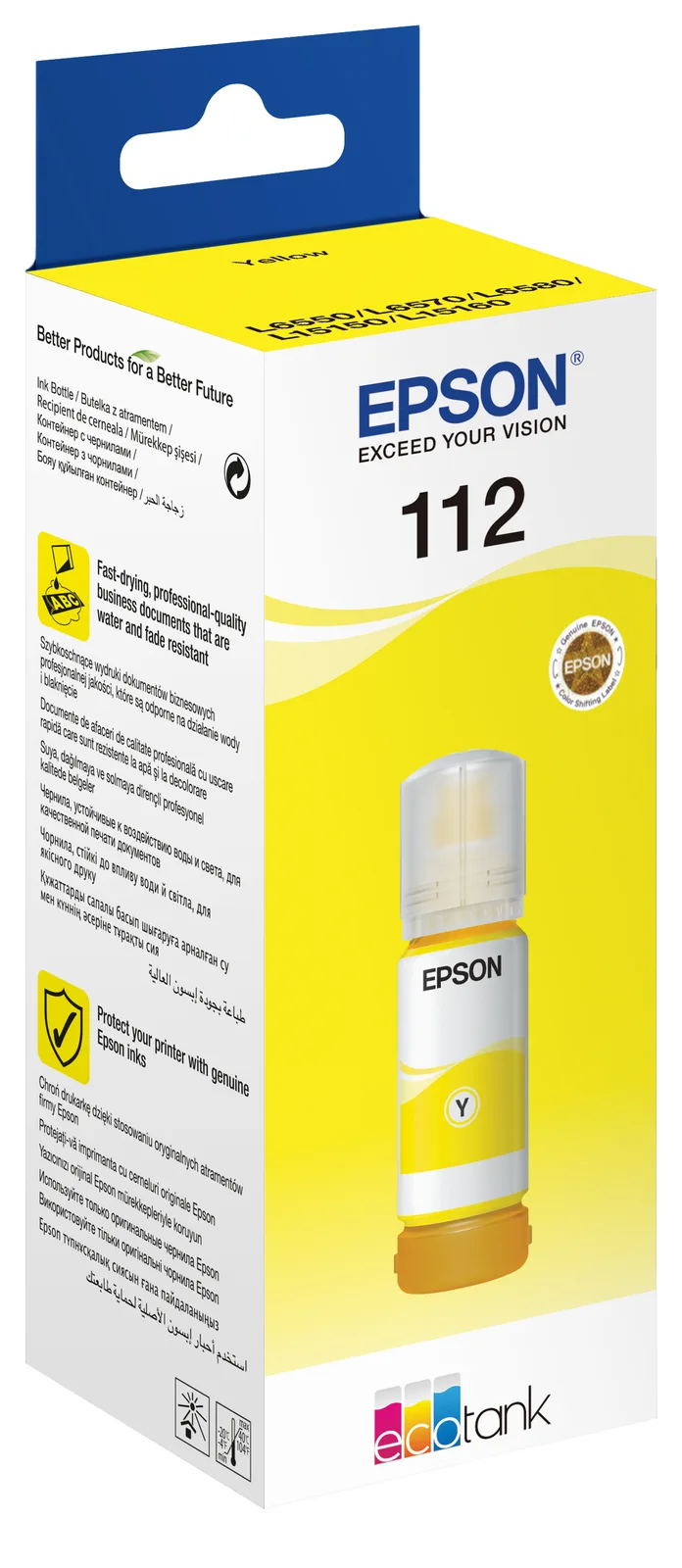 Epson EcoTank 112 - 70 ml - Gelb - original - Nachfülltinte, Ansicht 2
