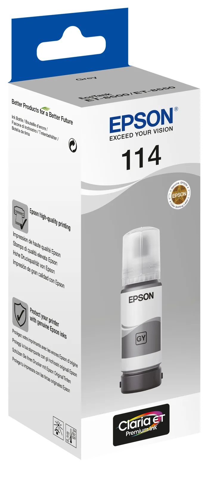 Epson EcoTank 114 - 70 ml - Grau - Original - Nachfülltinte, Ansicht 4