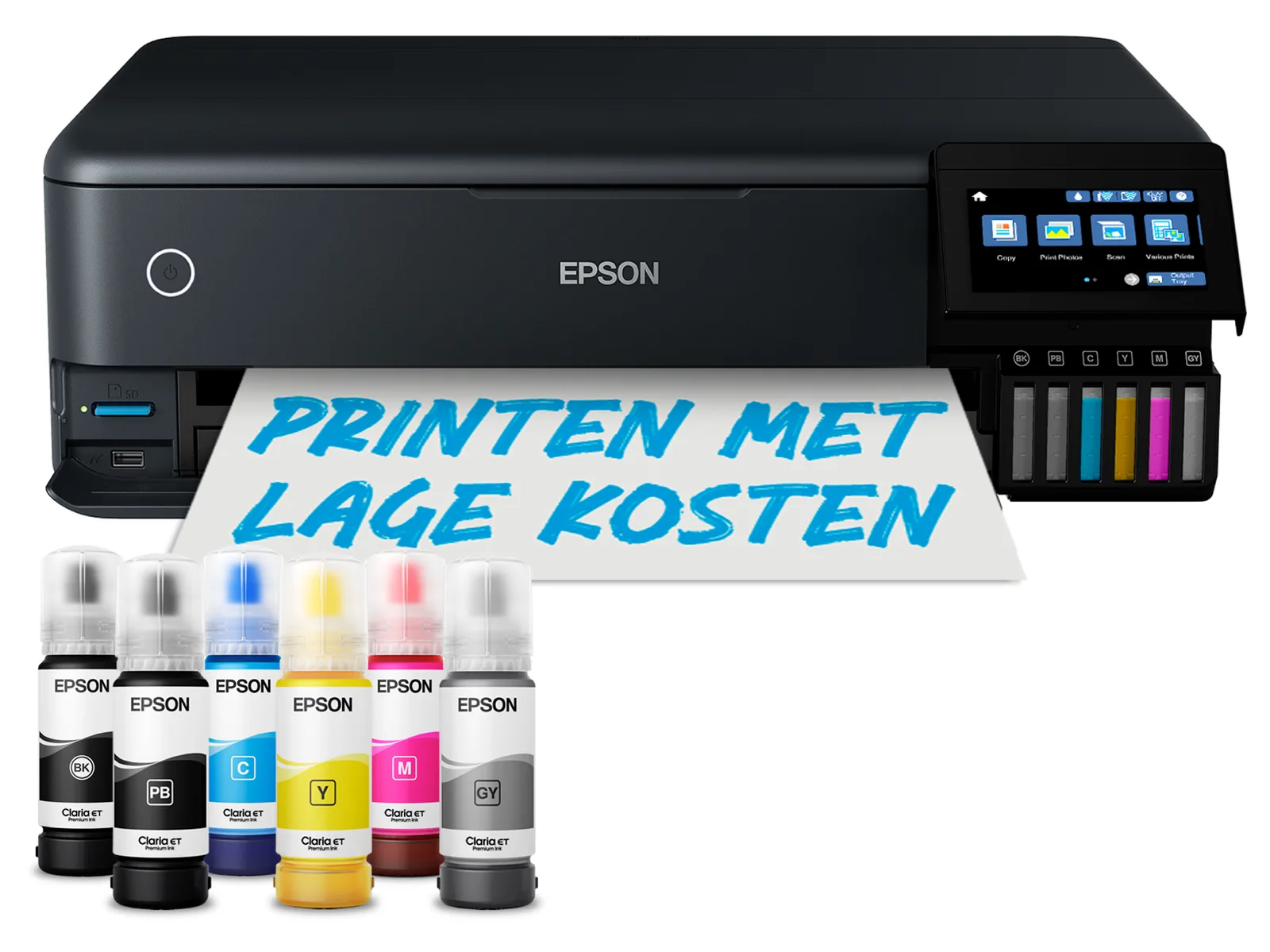 Epson EcoTank ET-8550 - Multifunktionsdrucker - Farbe - Tintenstrahl - nachfüllbar - A3 (Medien), Ansicht 2