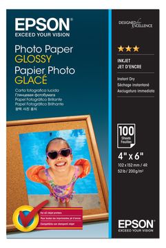 Epson Glänzend - 102 x 152 mm - 200 g/m² - 100 Blatt Fotopapier von LumaTech
