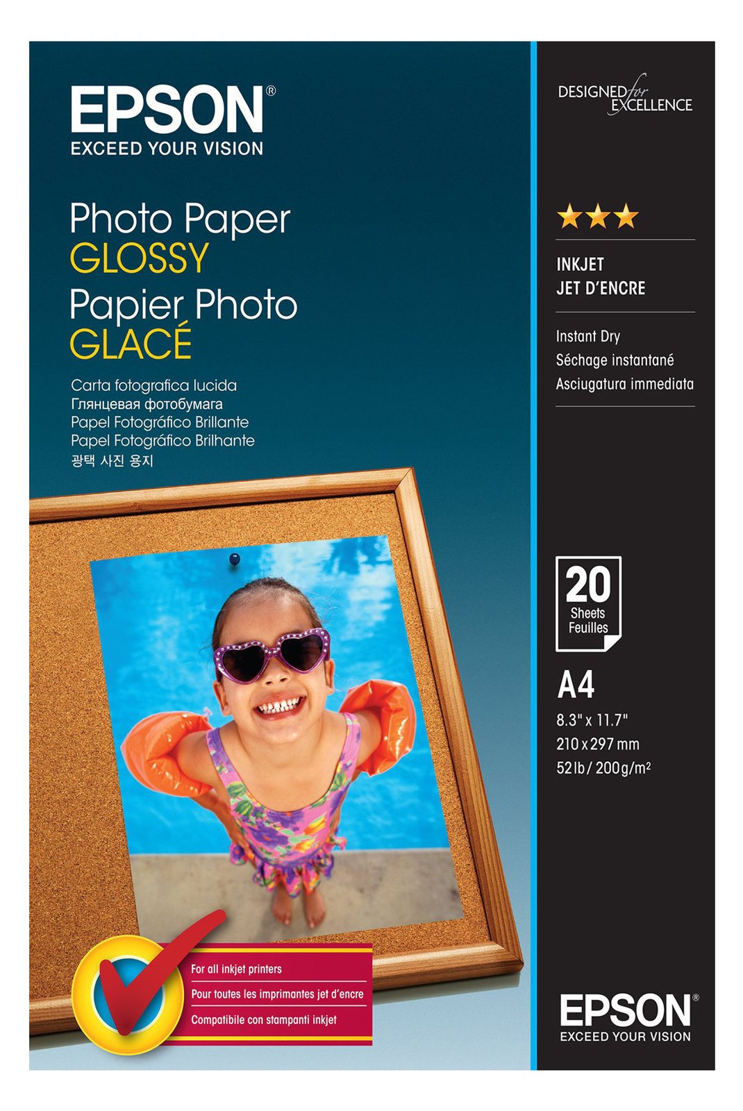 Epson Glänzend - A4 (210 x 297 mm) - 200 g/m²