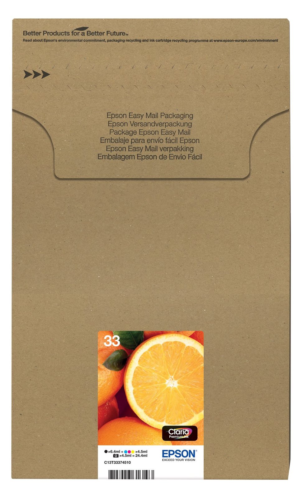 Epson Multipack 33 - 5er-Pack - Schwarz, Gelb, Cyan, Magenta, Photo schwarz von LumaTech