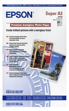Epson Premium Semigloss Photo Paper - Halbglänzend - A3 plus (329 x 423 mm) von LumaTech