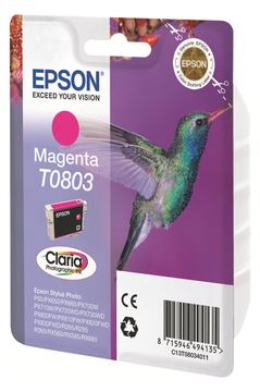 Epson T0803 - 7.4 ml - Magenta - Original - Blisterverpackung von LumaTech