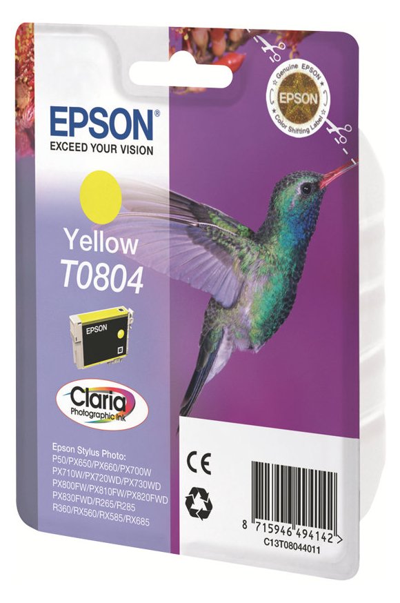 Epson T0804 - 7.4 ml - Gelb - original - Blisterverpackung von LumaTech