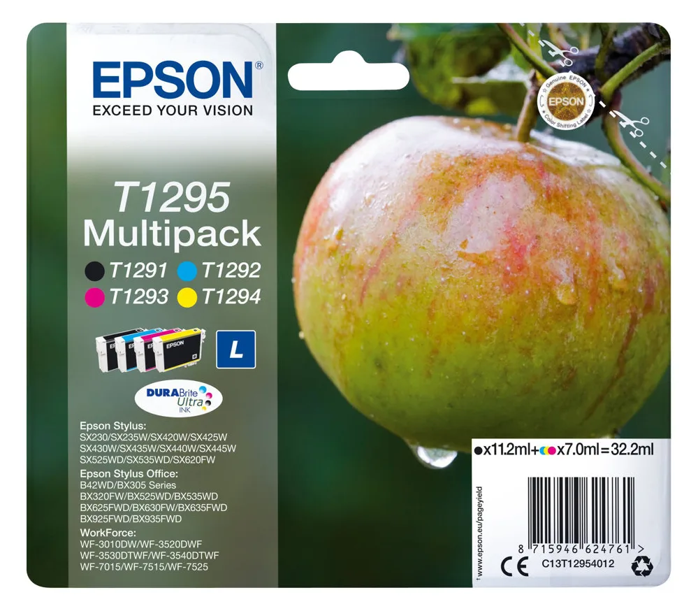 Epson T1295 Multipack - 4er-Pack - 32.2 ml - L-Größe, Ansicht 2