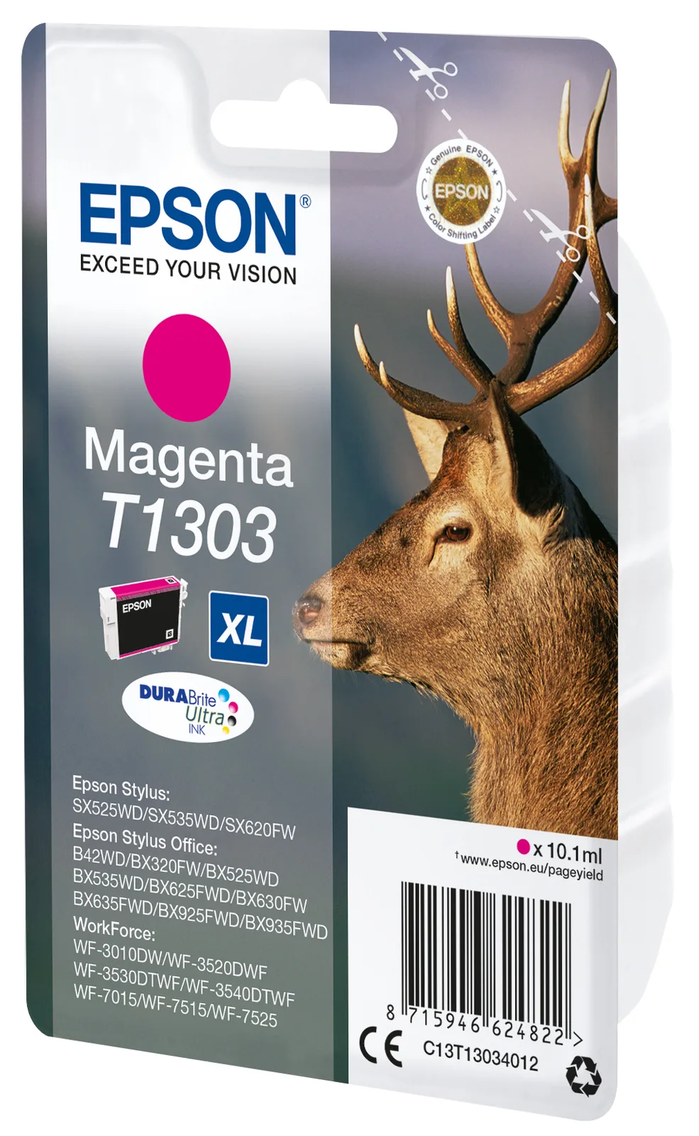 Epson T1303 - 10.1 ml - Größe XL - Magenta - Original, Ansicht 3