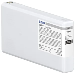 Epson T55W7 - 200 ml - Grau - original - Tintenpatrone, Ansicht 2