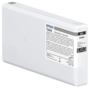 Epson T55W8 - 200 ml - mattschwarz - original, Ansicht 2