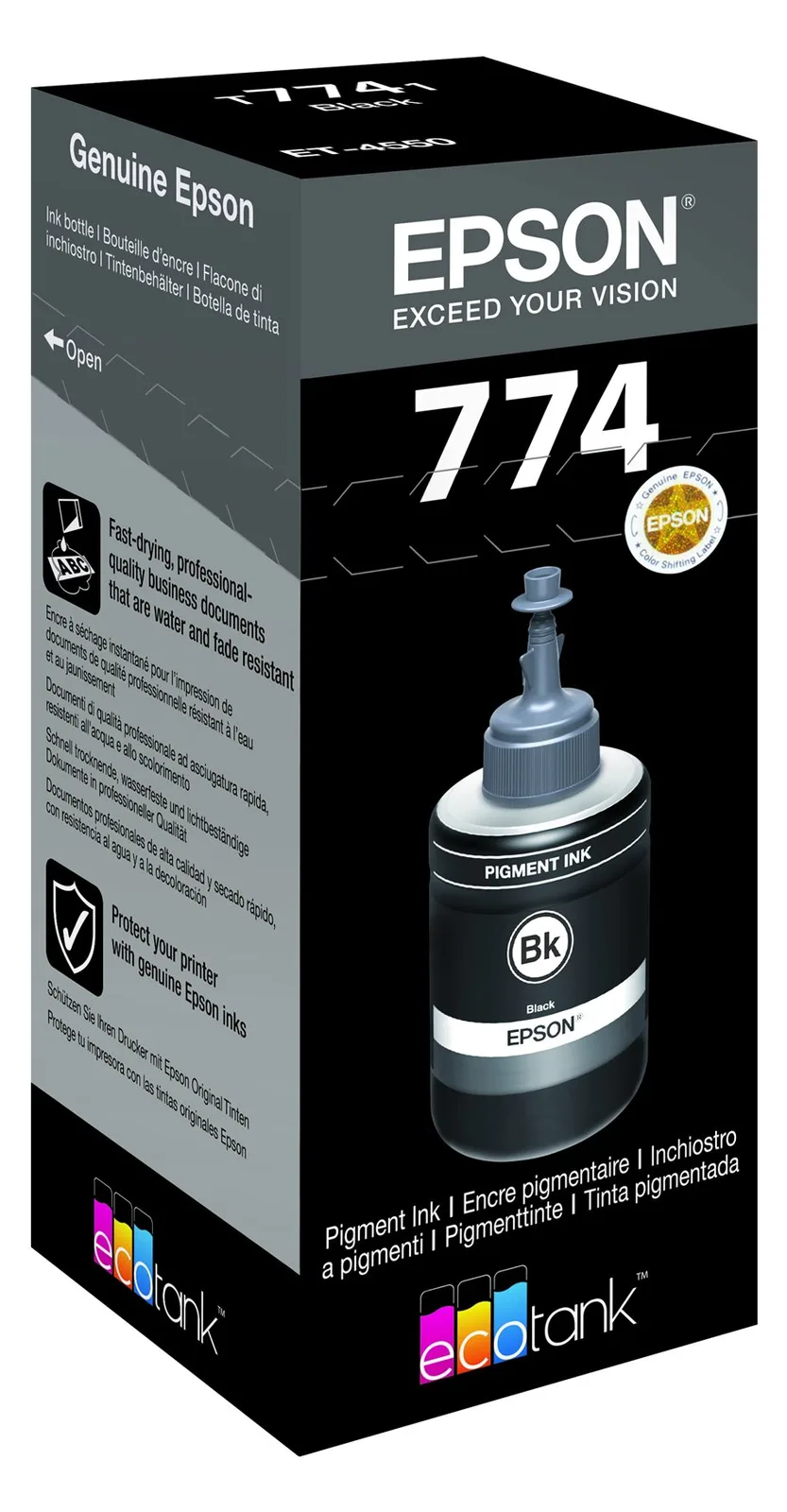 Epson T7741 - 140 ml - Schwarz - Original - Nachfülltinte, Ansicht 3