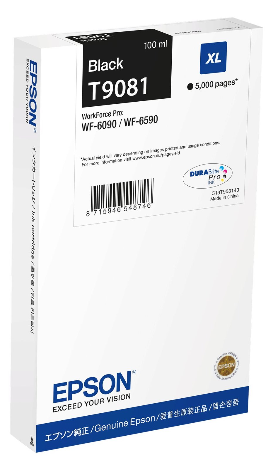 Epson T9081 - 100 ml - XL - Schwarz - original