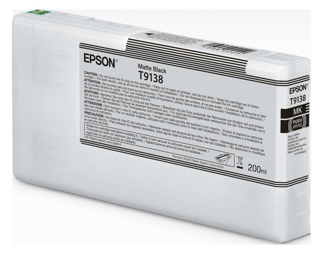 Epson T9138 - 200 ml - mattschwarz - original