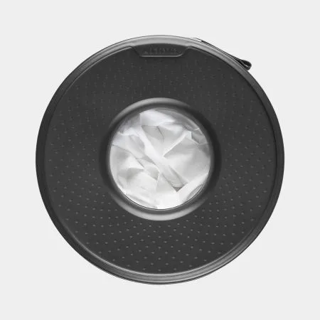 Brabantia Wäschekorb, weiß mit dunkelgrauem Deckel, Ansicht 4