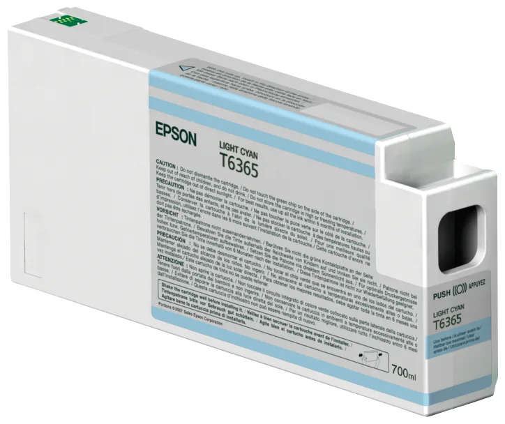 Epson UltraChrome HDR - 700 ml - hell Cyan - Original, Ansicht 2
