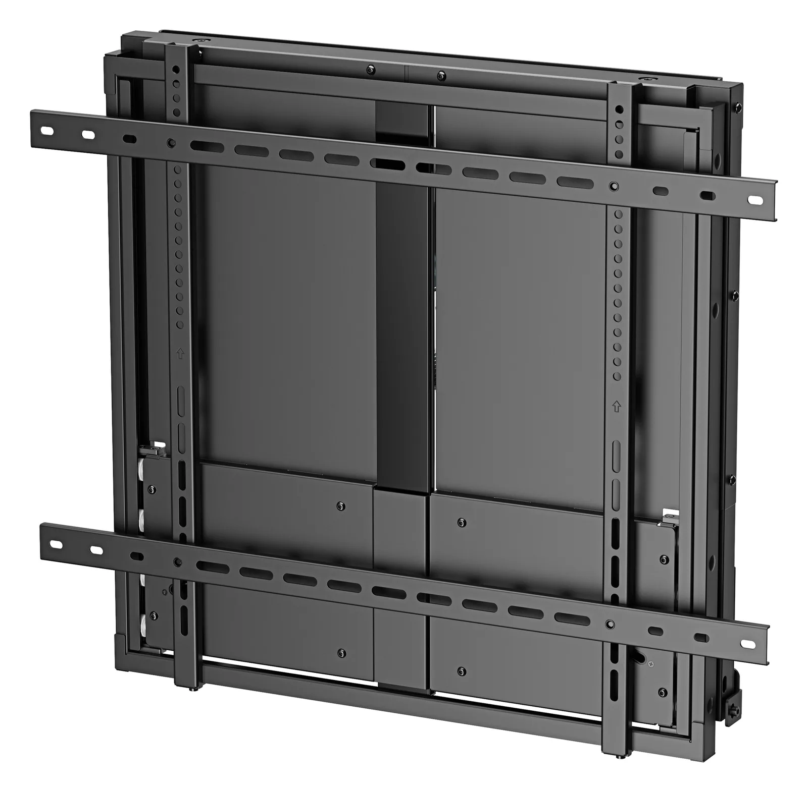 Equip Halterung - up-down - für TV - interactive - Kunststoff, stainless steel, Aluminium - Schwarz - 152.4-254 cm, Ansicht 4