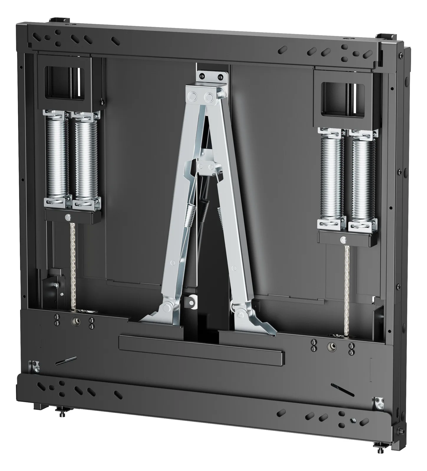 Equip Halterung - up-down - für TV - interactive - Kunststoff, stainless steel, Aluminium - Schwarz (55-86), Ansicht 4