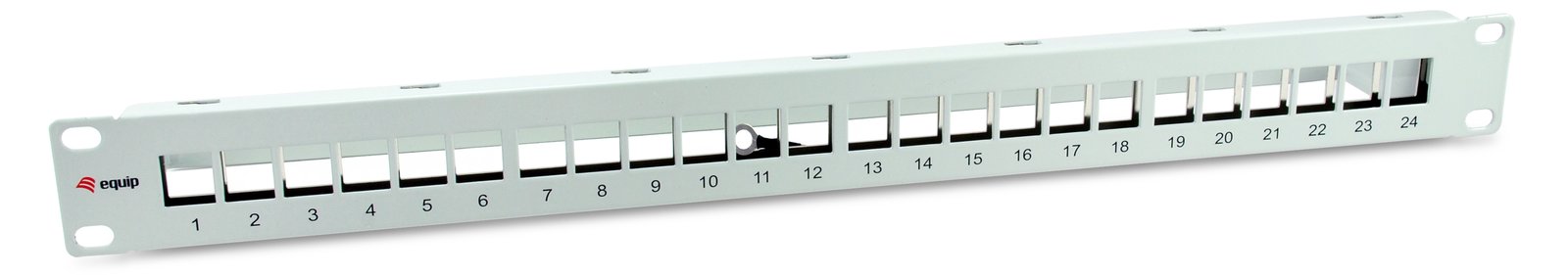 Equip Patchpanel 24x Cat6A 19 FTP 1HE Keystone Montage ws - Patch-Panel