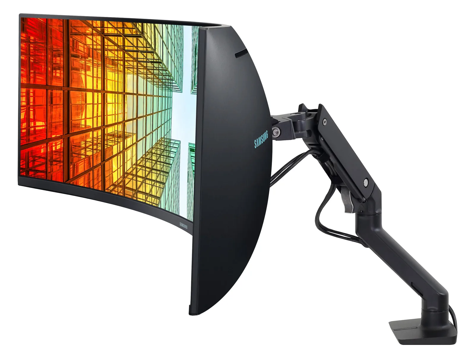 Ergotron HX - Befestigungskit (Gelenkarm, Spannbefestigung für Tisch, Tischplattenbohrung, Befestigungsteile, Ansicht 5