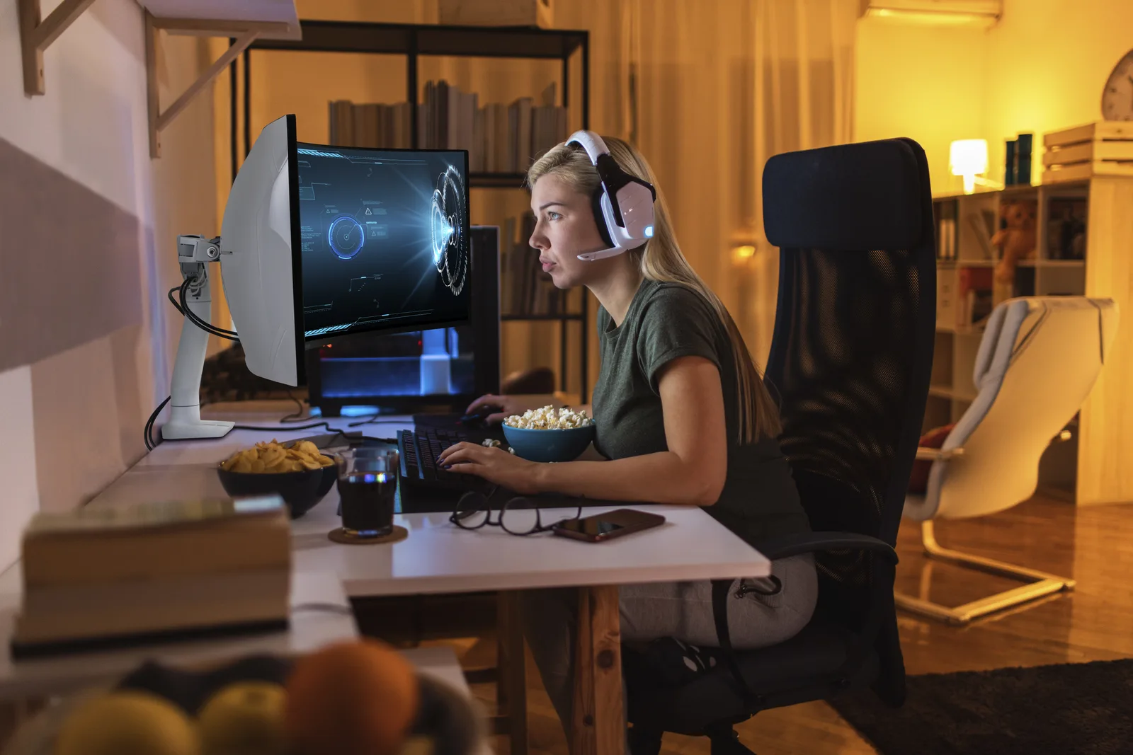 Ergotron HX - Befestigungskit (Gelenkarm, Spannbefestigung für Tisch, Verlängerungsarm, Tischplattenbohrung, Ansicht 2