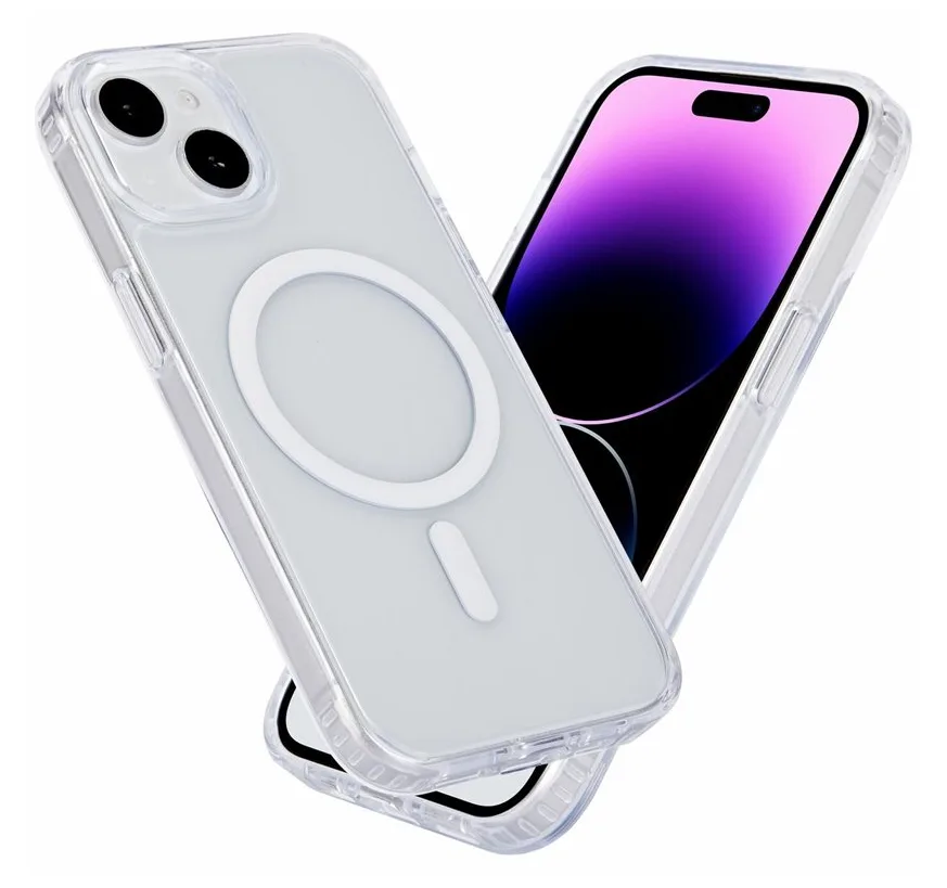 eSTUFF Berlin - Hintere Abdeckung für Mobiltelefon - magnetisch - kompatibel mit MagSafe - Polycarbonat, TPU, Ansicht 3