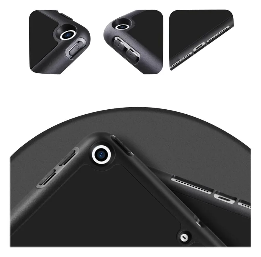 eSTUFF Bildschirmschutz für Tablet - Polyurethan-Kunstleder, Thermoplastisches Polyurethan (TPU) - Folio / Klapphülle, Ansicht 4