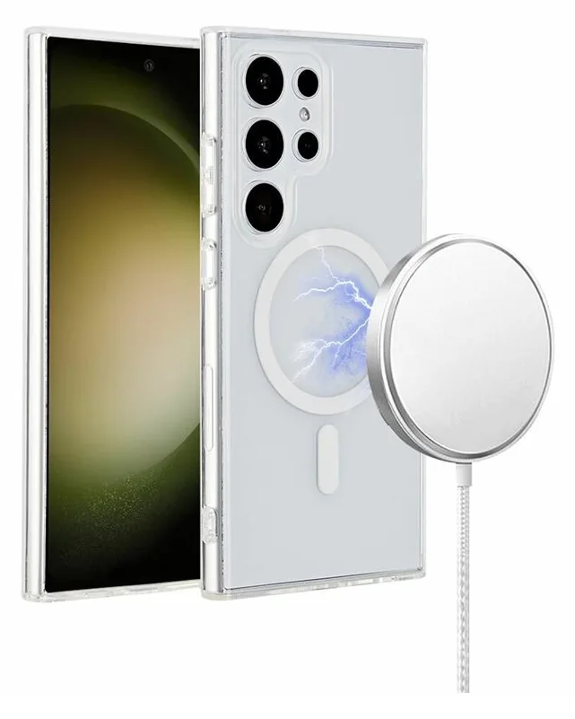 eSTUFF Infinite Oslo - Hintere Abdeckung für Mobiltelefon - kompatibel mit MagSafe - Thermoplastisches Polyurethan (TPU) - Samsung, Ansicht 4