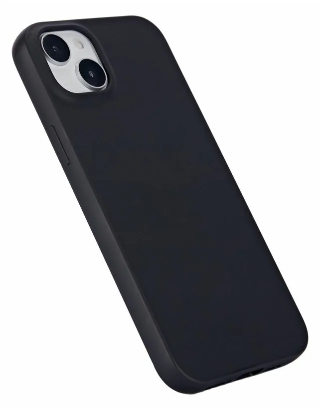 eSTUFF Infinite Vienna - Hintere Abdeckung für Mobiltelefon - kompatibel mit MagSafe - Thermoplastisches Polyurethan - schwarz Backcover/Schutzhülle, Ansicht 3
