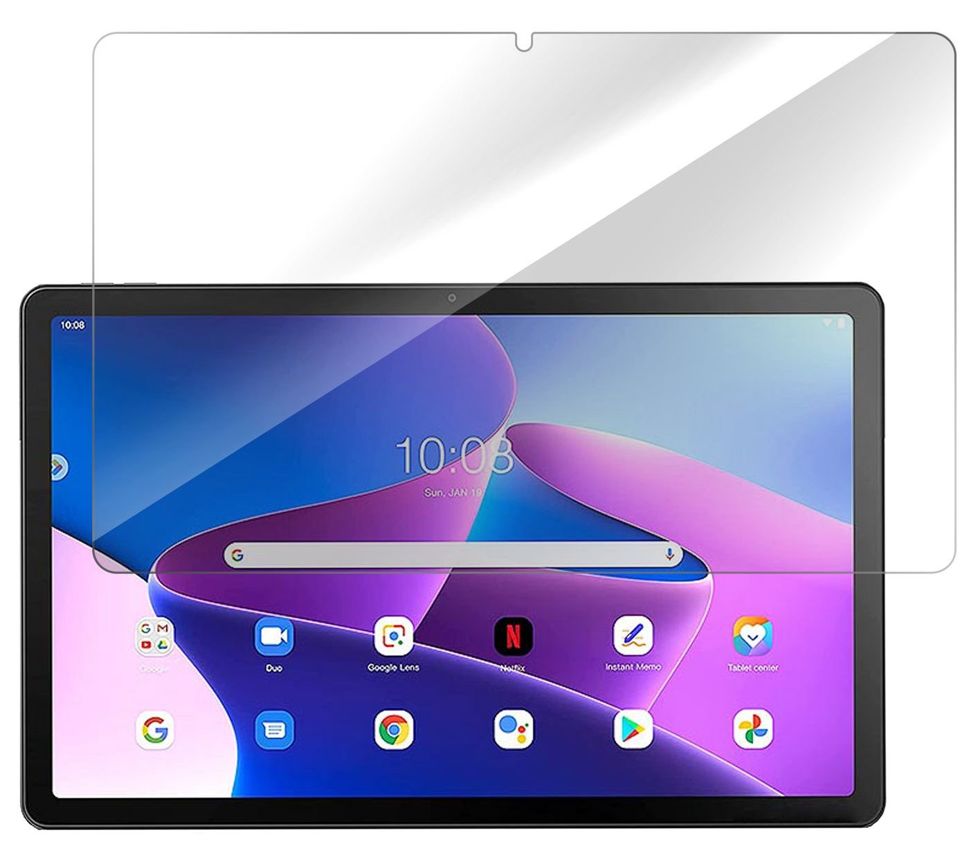 eSTUFF Titan Shield - Bildschirmschutz für Tablet - Glas - klar - für Lenovo Tab M10 (3rd Gen) von LumaTech