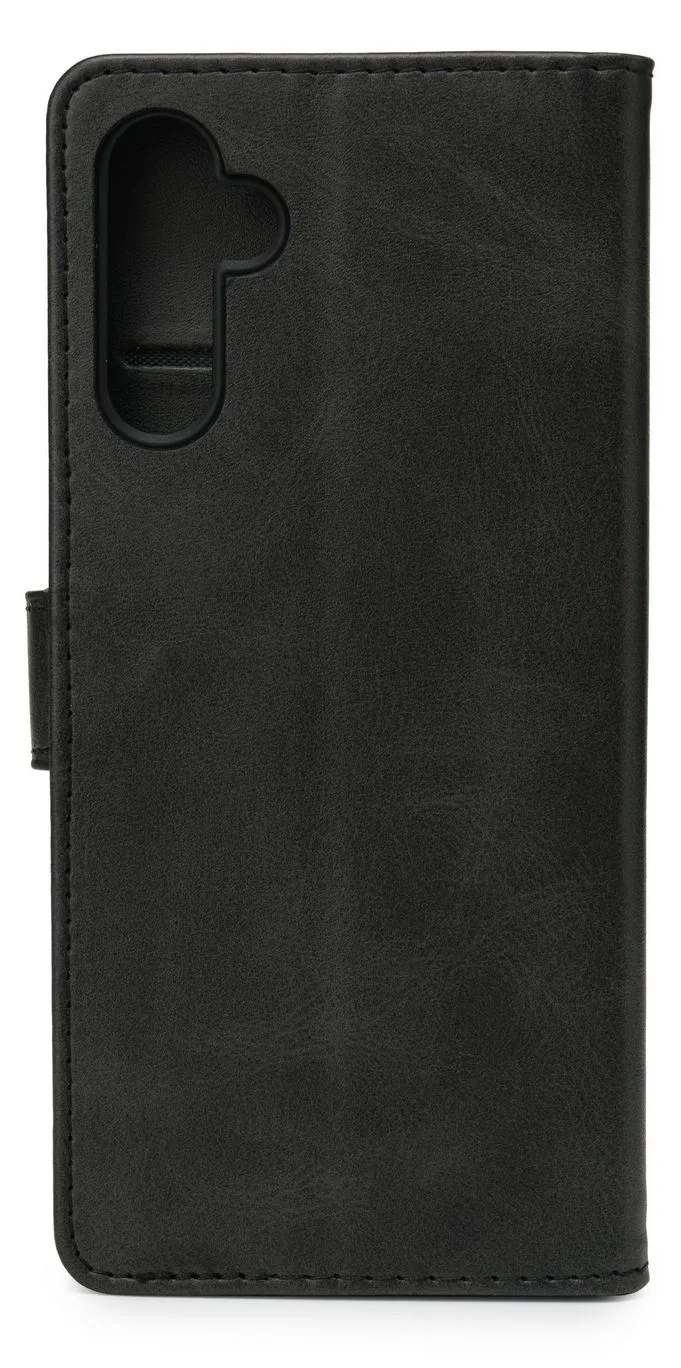 eSTUFF WALES A16 4G/5G Galaxy. Wallet Cover Black. Material, Ansicht 4