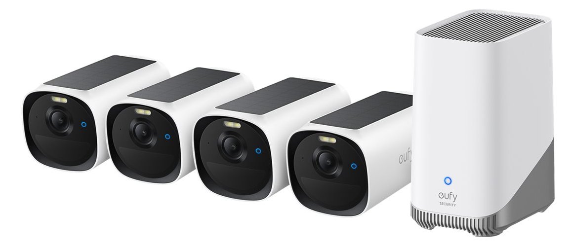 EUFY EufyCam E40 - Netzwerk-Überwachungskamera - wetterfest / staubdicht / UV-beständig / wasserfest - Farbe (Tag&Nacht) von LumaTech